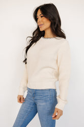 Alyssa Knit Sweater | Cream